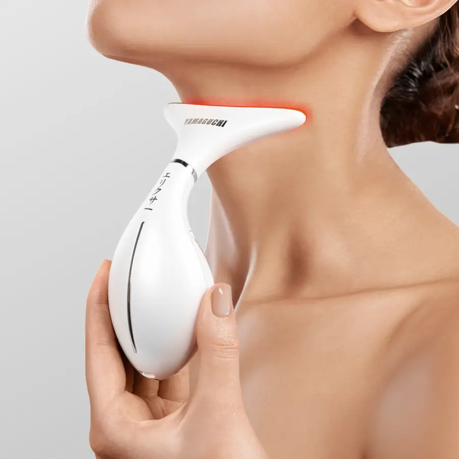 Прибор для омоложения и подтяжки кожи шеи 2 в 1 Yamaguchi Neck Lifting Skin Care